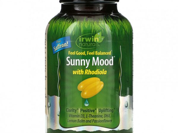 Irwin Naturals, Sunny Mood, 75 мягких желатиновых капсул с жидкостью