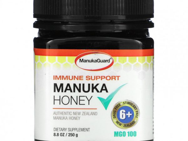 ManukaGuard, поддержка иммунитета, мед манука, MGO 100, 250 г (8 унций)