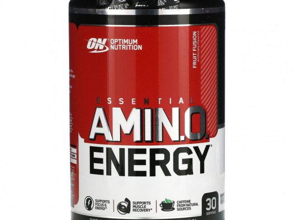 Optimum Nutrition, Essential Amin.O. Energy, Fruit смесь фруктов, 270 г (9,5 унции)