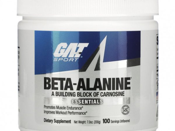 GAT, Бета-аланин, без вкусовых добавок, 200 г