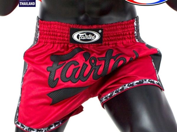 Боксерские шорты Fairtex Muay Thai Shorts BS1701, Таиланд XS Red/Black