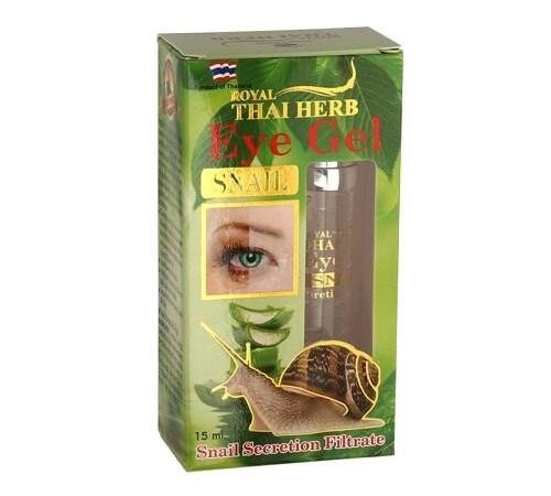 Гель для кожу вокруг глаз с экстрактом улитки Royal Thai Herb Eye Gel Snail, 15 мл., Таиланд