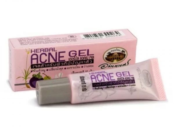 Гель от акне для проблемной кожи Abhaibhubejhr Herbal Acne Gel, 15 мл., Таиланд