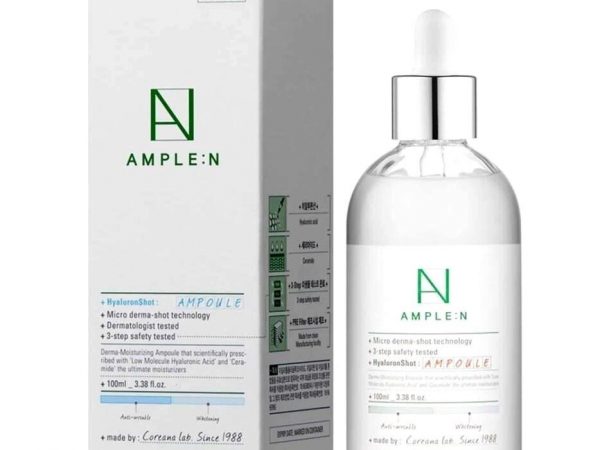 Гиалуроновая Ампула Coreana Lab Ample:N Hyaluron Shot Ampoule, Корея 100 МЛ.