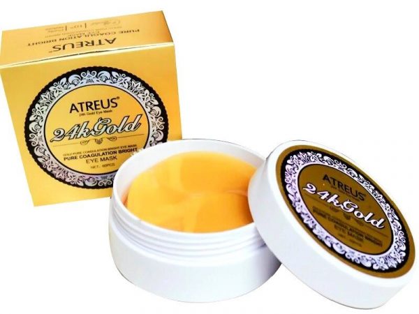 Гидрогелевые патчи для глаз Atreus 24k Gold Eye Mask, 60 шт.