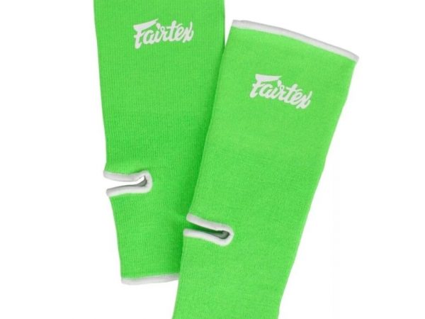 Хлопковая защита голени Fairtex AS-1 Green