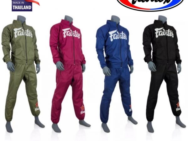 Костюм спортивный виниловый сауна Fairtex Vinyl Sweat Suit VS-2 для сгонки веса. Таиланд M VS-2 BLACK