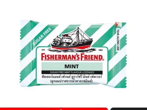 Леденцы от кашля и боли в горле Fisherman's Friend Sugar Free Flavour Lozenges, 25 гр. MINT