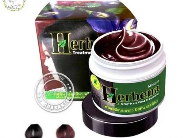 Маска для седых волос с красящим пигментом Mistine Herbena Treatment  Gray-Hair Coat, Таиланд