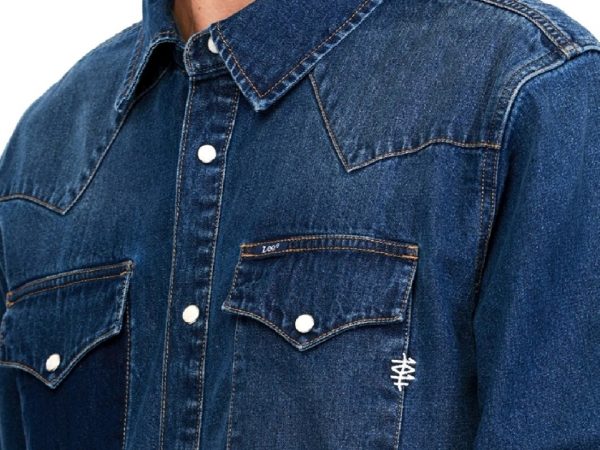 Рубашка мужская джинсовая Lee Reimagined Regular 101+ Denim, модель LE L2006104 (оригинал) M