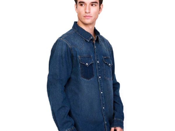 Рубашка мужская джинсовая Lee Reimagined Regular 101+ Denim, модель LE L2006104 (оригинал) XL