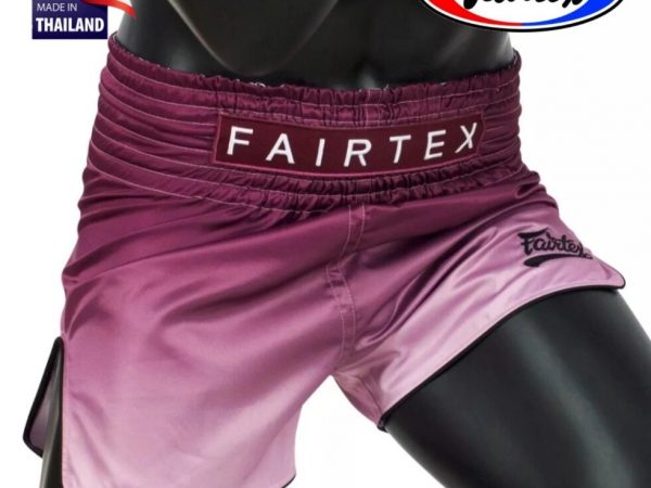 Шорты спортивные Fairtex Muay Thai Shorts BS1904 Fade, Таиланд XS Бордовый