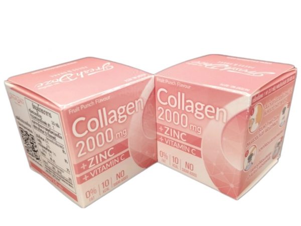 Витаминный напиток в крышках Fresh Doze Caps Collagen 2000 mg + Zinc + Vitamin C Таиланд