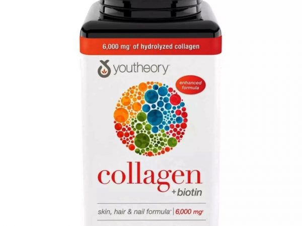 Youtheory Collagen Advanced Formula Type 1,2  3 - 6000 mg. Коллаген для кожи, волос и ногтей, 390 таб. США