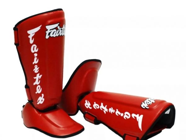 Защита голени, щитки Fairtex Twister Shin Pads SP7 S Red