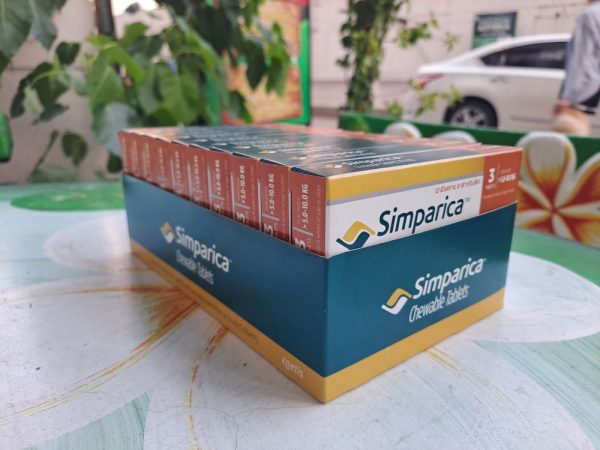 Упаковка 5х3 таблеток Simparica-средство от клещей и паразитов симпарика для собак весом от 5 до 10 кг