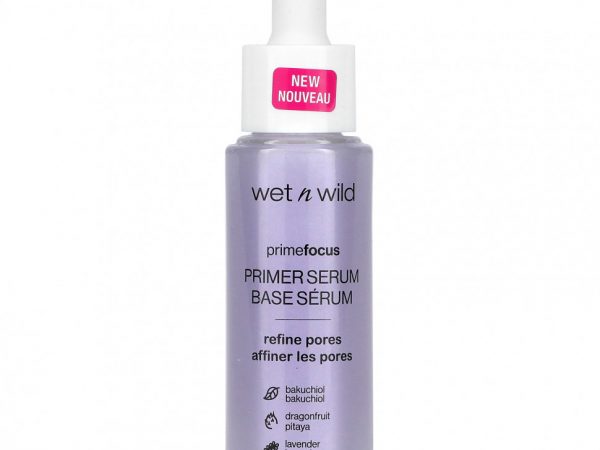 wet n wild, PrimeFocus, сыворотка-праймер, сужение пор, 30 мл (1 жидк. Унция)