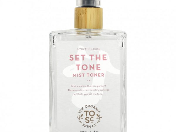 The Organic Skin Co., Set The Tone, тоник-спрей, увлажняющая роза, 100 мл (3,4 жидк. Унции)