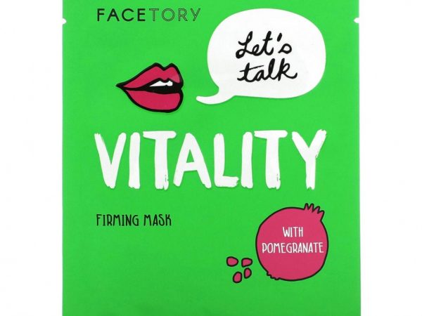 FaceTory, Vitality, укрепляющая косметическая маска с гранатом, 25 г (0,85 жидк. Унции)