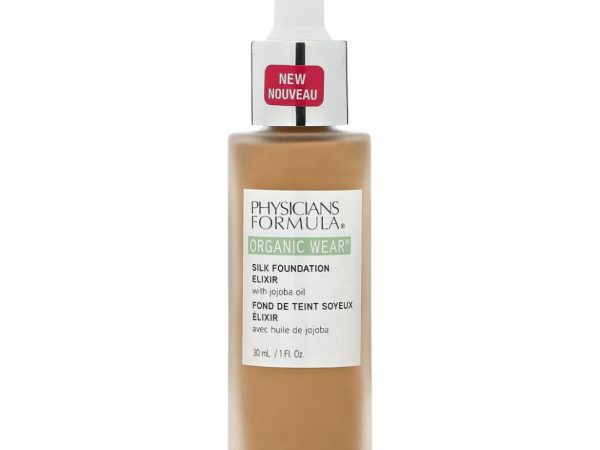 Physicians Formula, Organic Wear, эликсир для шелковой основы с маслом жожоба, для загара, 30 мл (1 жидк. Унция)