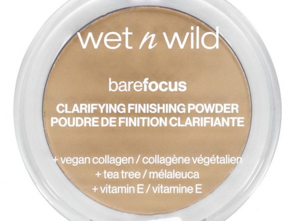 wet n wild, Barefocus, очищающая финишная пудра, светлая / средняя, 7,8 г (0,27 унции)