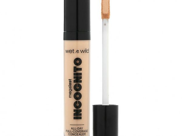 wet n wild, MegaLast Incognito, консилер для полного покрытия на весь день, светлый мед, 5,5 мл (0,18 жидк. Унции)