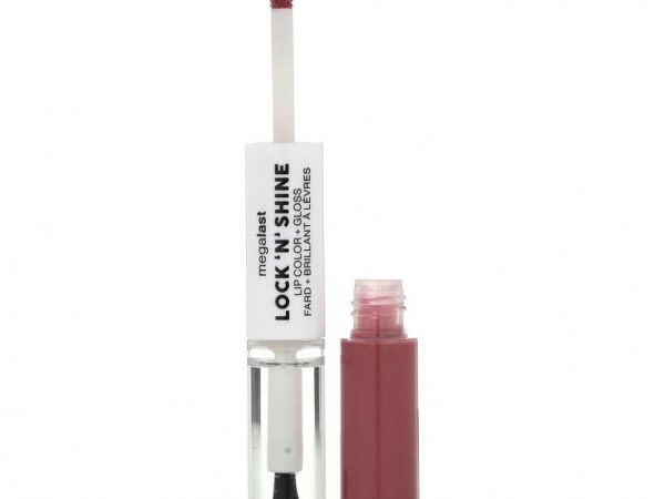 wet n wild, MegaLast, Lock 'N' Shine, краска для губ и блеск, Pinky Promise, 8 мл (0,26 жидк. Унции)