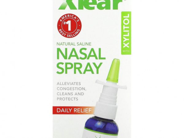 Xlear, Солевой назальный спрей с ксилитолом, быстрого действия, 45 мл