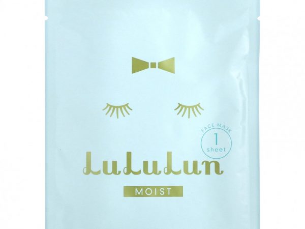 Lululun, Moist, косметическая маска для лица, синяя 5F, 1 шт., 22 мл (0,74 жидк. Унции)
