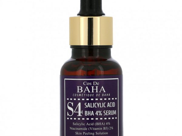 Cos De BAHA, S4, сыворотка с 4% салициловой кислотой BHA, 30 мл (1 жидк. унция)