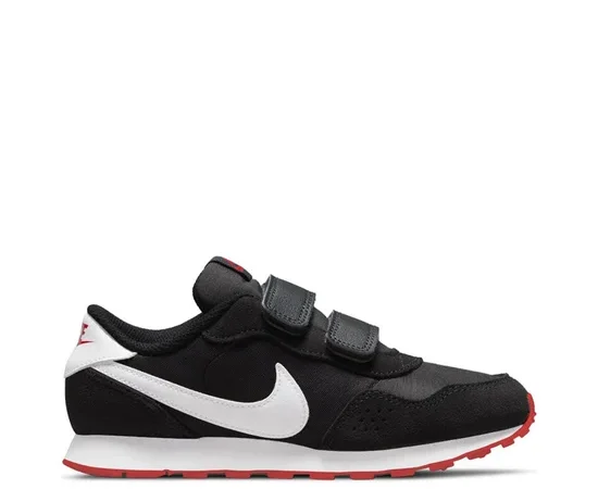 NIKE KIDS Unisex Toddler Shoes MD Valiant PSV Black/White-Dk Smoke Grey-University Red