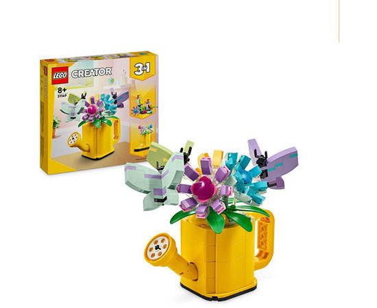 LEGO Block Toy Flowers In Watering Can 31149 Multi-Color