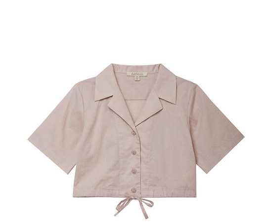 DeFry 01 Girl Blouse Short Sleeves Pink