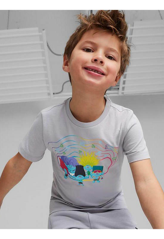 PUMA KIDS Boy Toddler T-Shirt Puma X Trolls Grey
