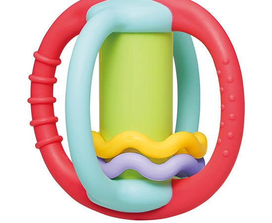 TOYROYAL Teether 3 Months LOM - Asteroid Light Red