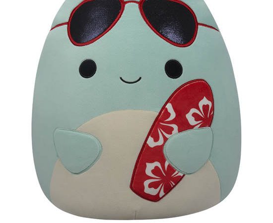 SQUISHMALLOWS Stuffed Toy Perry L7 7.5 Inch Light Blue