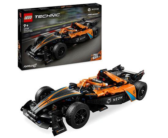 LEGO Block Toy NEOM McLaren Formula E Race Car 42169 Multi-Color