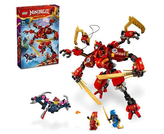 LEGO Block Toy Kai's Ninja Climber Mech 71812 Multi-Color