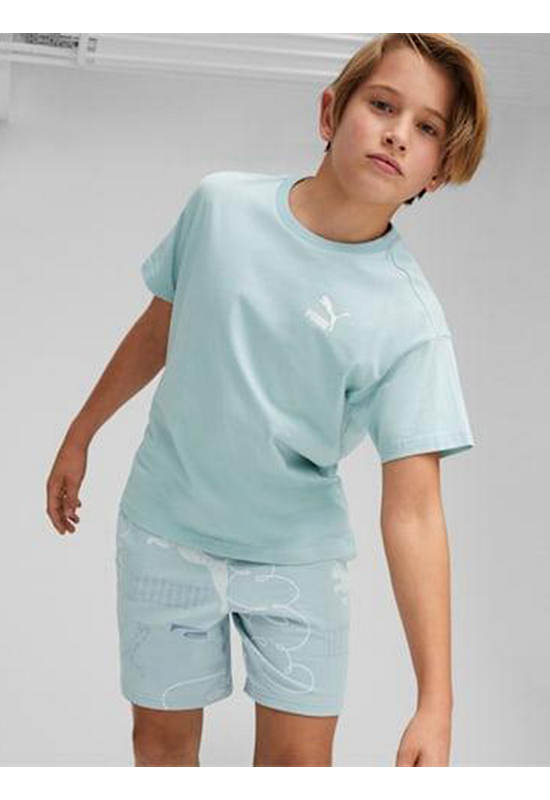 PUMA KIDS Boy T-Shirt Better Classics Relaxed Blue