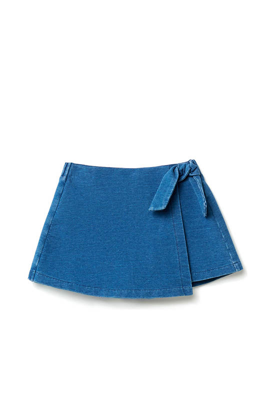 SFERA KIDS Girl Toddler Short Sarong Skirt Medium Blue