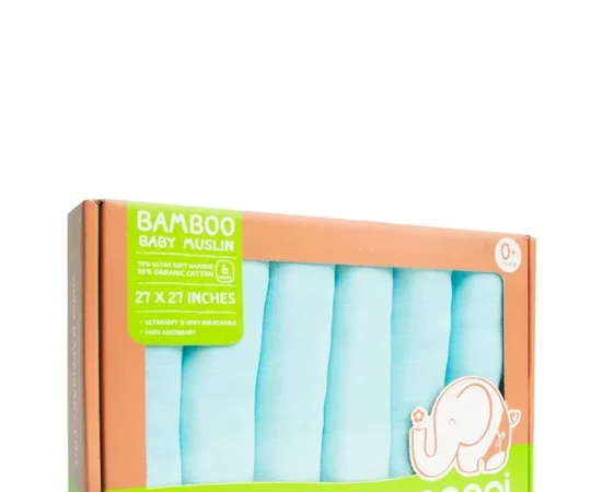 NAPPI Bamboo Fiber Diapers Pack of 6 Blue 27