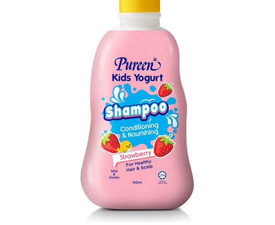 PUREEN Bodywash Kids Yogurt Head to Toe Wash Strawberry 150 mL
