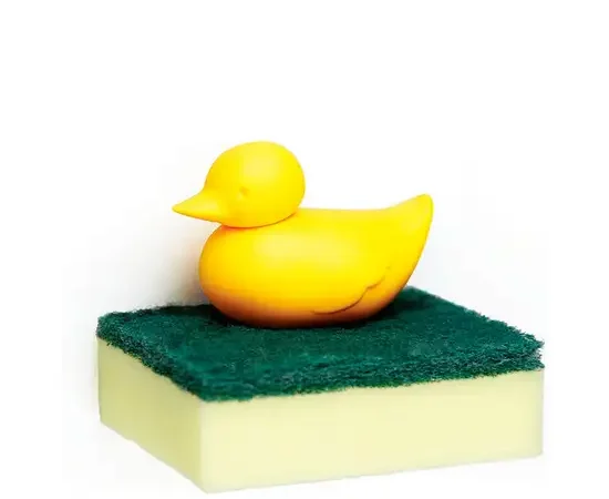 QUALY DUCK SPONGE HOLDER YE 5X8.5X9