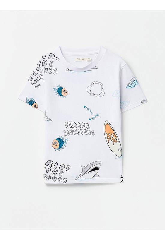 SFERA KIDS Girl T-Shirt Printed White