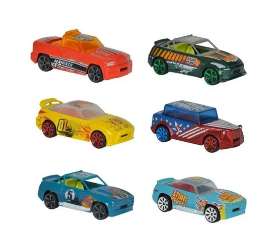 Majorette Stunt Heroes Crash Cars MJ58000 Tan