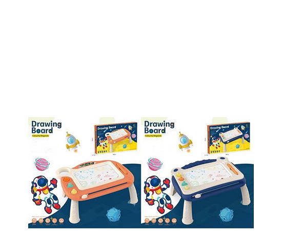 WISHER TOY Colored Drawing Board Table with a Geometric Pump Multi-Color