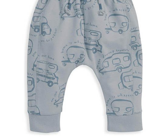 MAMAS & PAPAS Boy Infant Joggers You Are Our Home Blue