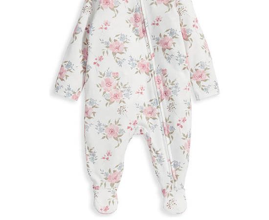 MAMAS & PAPAS Girl Infant Sleepsuit Floral Multi-Color