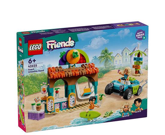 LEGO Block Toy Beach Smoothie Stand 42625 Multi-Color