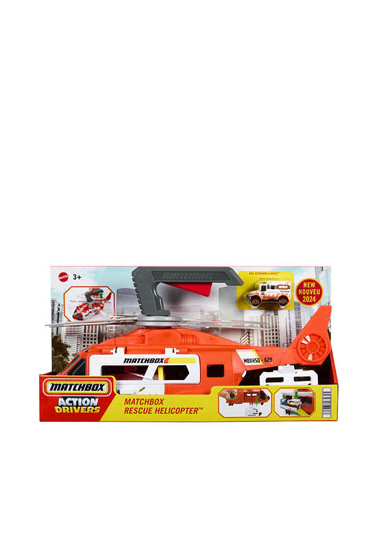 HOTWHEELS Toys Matchbox Rescue Helicopter Multi Color
